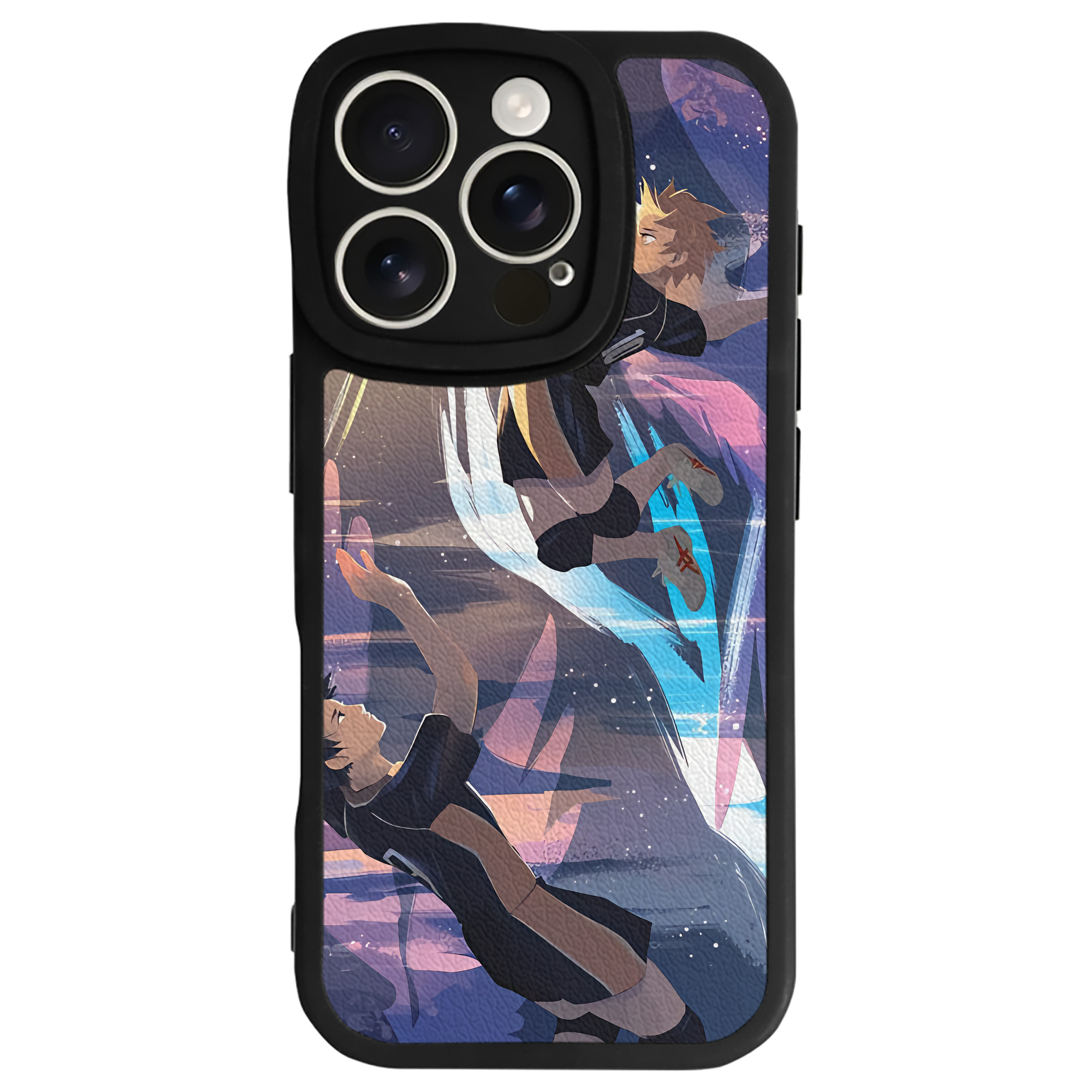 （画像用） ハイキュー!! Haikyu!! 【iPhone 16シリーズ対応】シリコンスマホケース（レザー調） 材質：シリコン